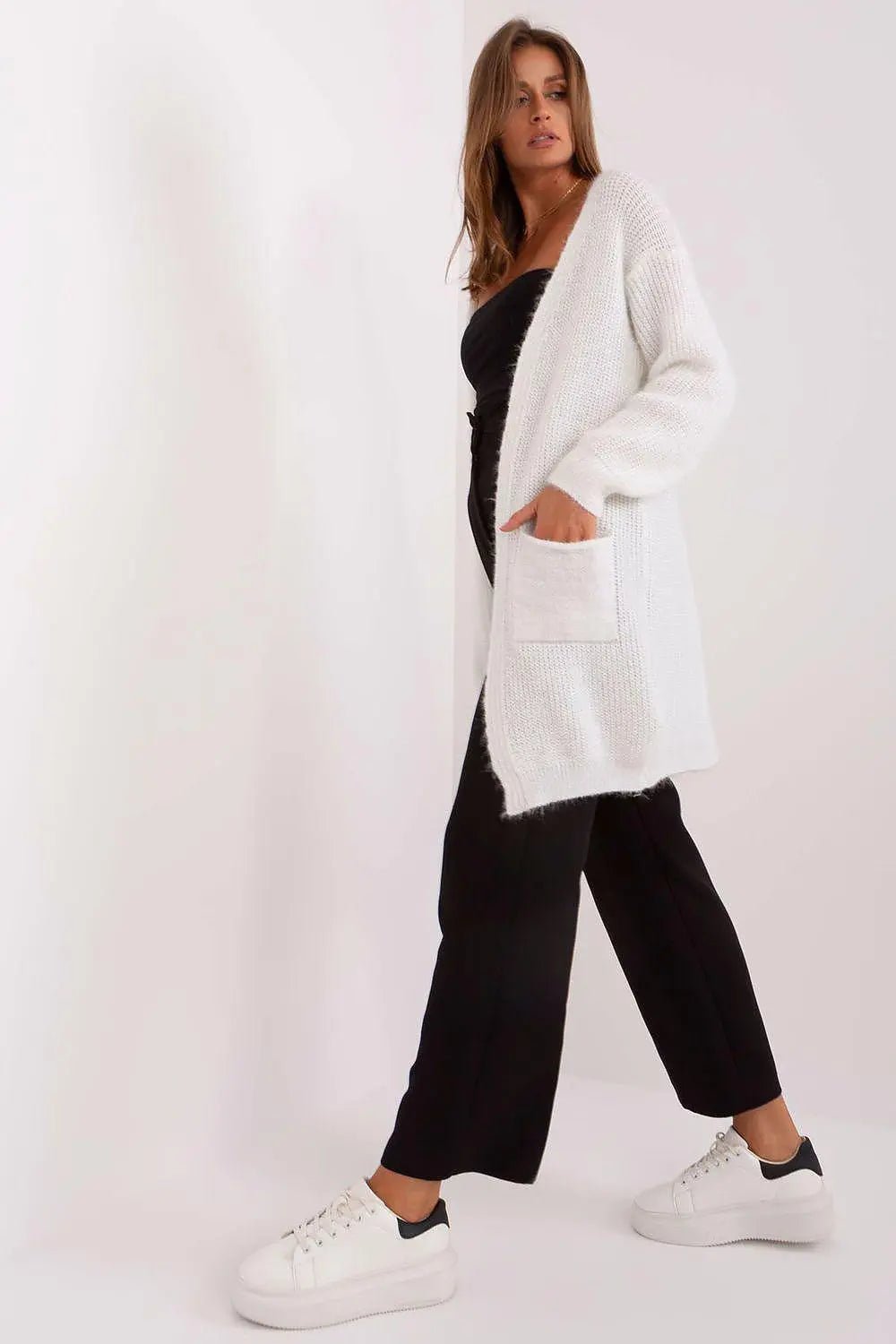 Italy Moda high-quality acrylic cardigan - Honesty Sales