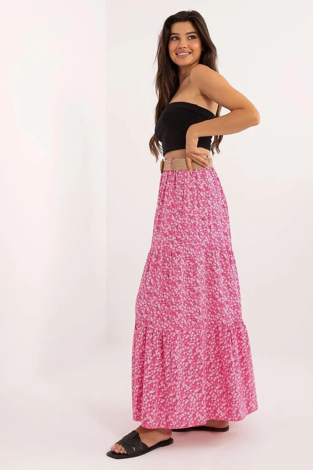 Italy Moda long casual maxi skirt - Honesty Sales