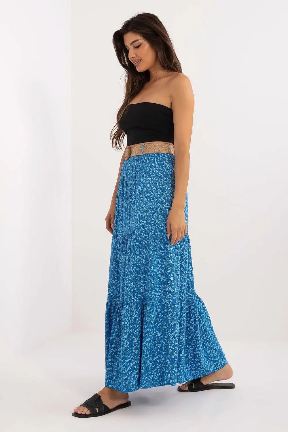Italy Moda long casual maxi skirt - Honesty Sales