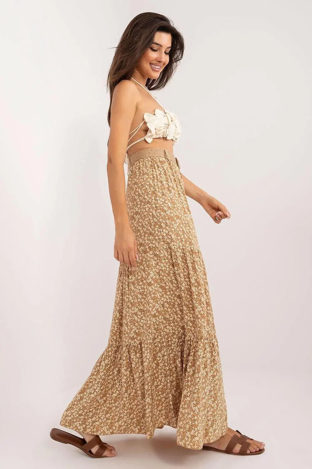 Italy Moda long casual maxi skirt - Honesty Sales