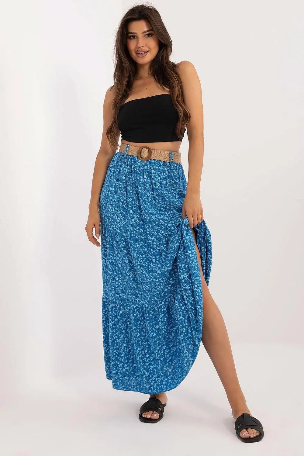 Italy Moda long casual maxi skirt - Honesty Sales