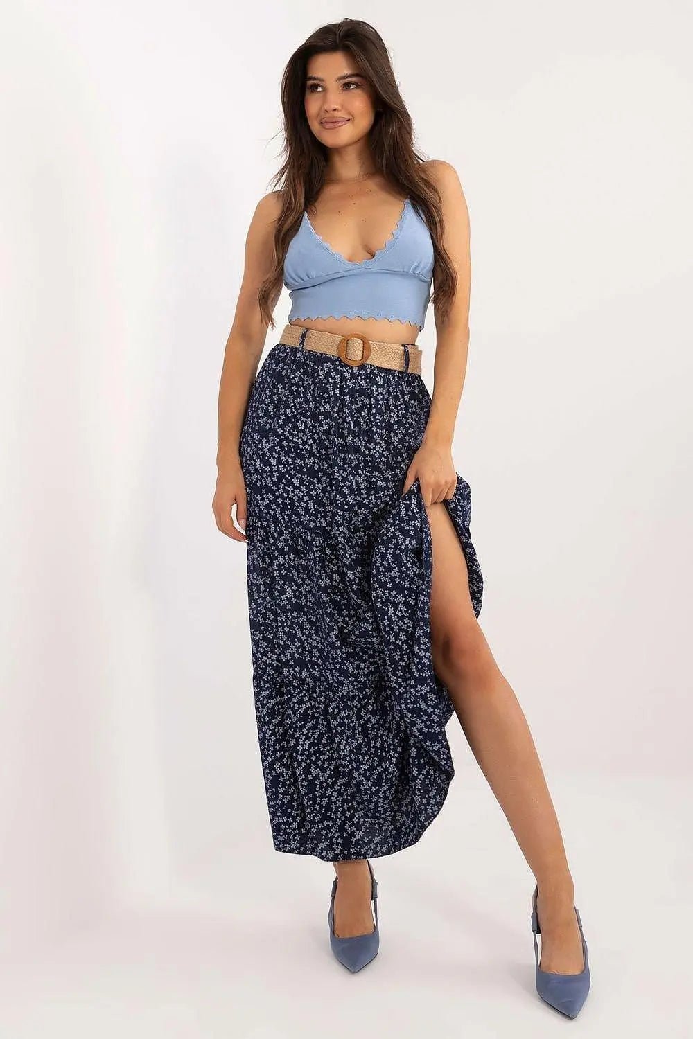 Italy Moda long casual maxi skirt - Honesty Sales