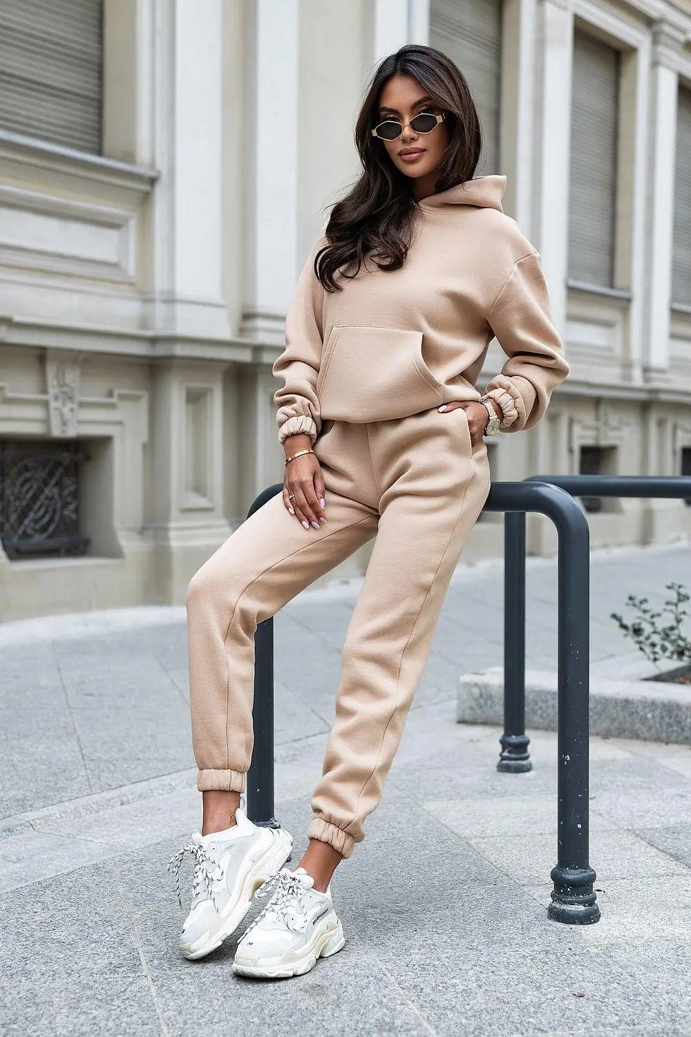 IVON high-quality knit fabric sweatsuit - Honesty Sales