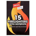 Jack's 15 Firelighters with Hotspots 200g (Case of 24) - Honesty Sales