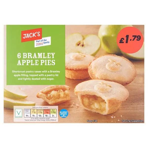 Jack's 6 Bramley Apple Pies - Honesty Sales