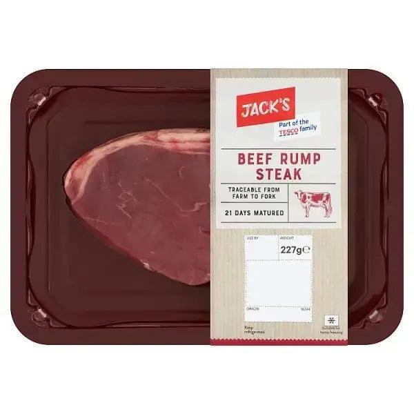 Jack's Beef Rump Steak 227g - Honesty Sales