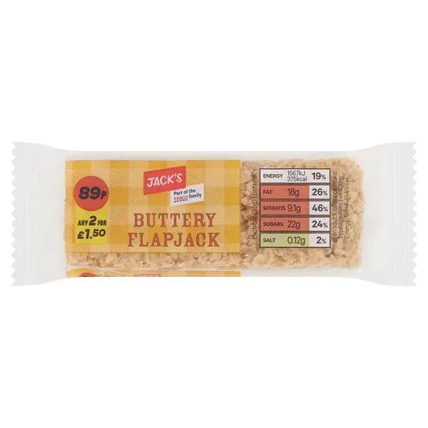 Jack's Buttery Flapjack 85g (Case of 12) - Honesty Sales
