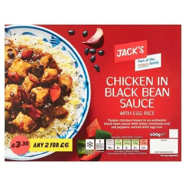 Jack's Chicken in Black Bean Sauce with Egg Rice 400g - Honesty Sales