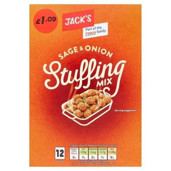 Jack's Sage & Onion Stuffing Mix 170g (Case of 6) - Honesty Sales Main image