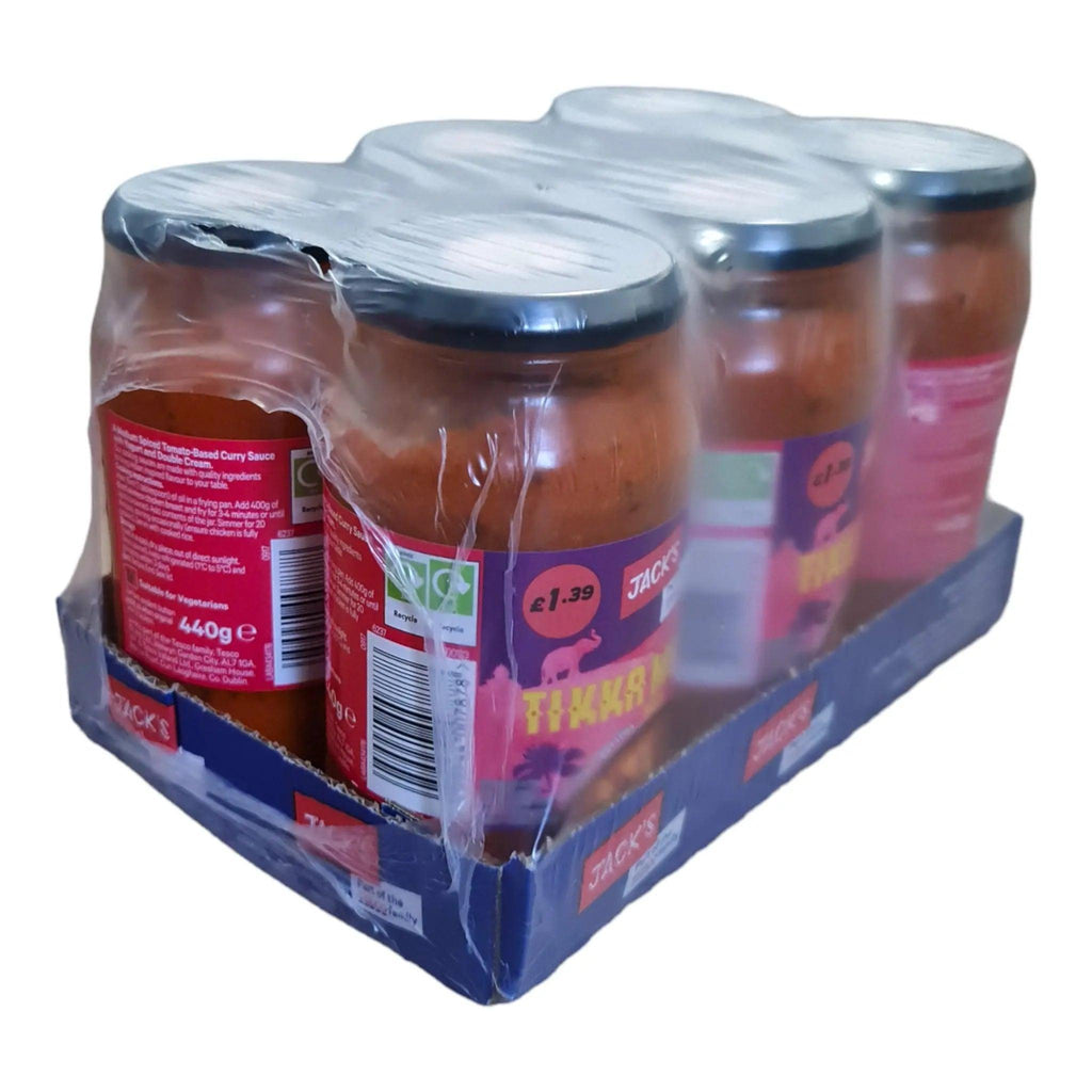 Jack's Tikka Masala Sauce 440g (Case of 6) - Honesty Sales