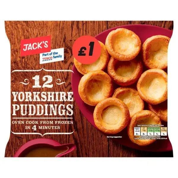 Jacks 12 Yorkshire Puddings 185g - Honesty Sales