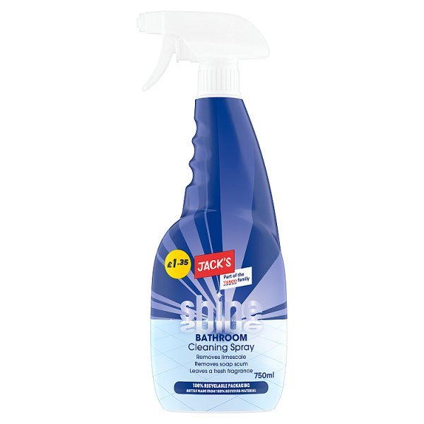 Jack's Bathroom Cleaning Spray 750ml (6 x 750ml) - Honesty Sales