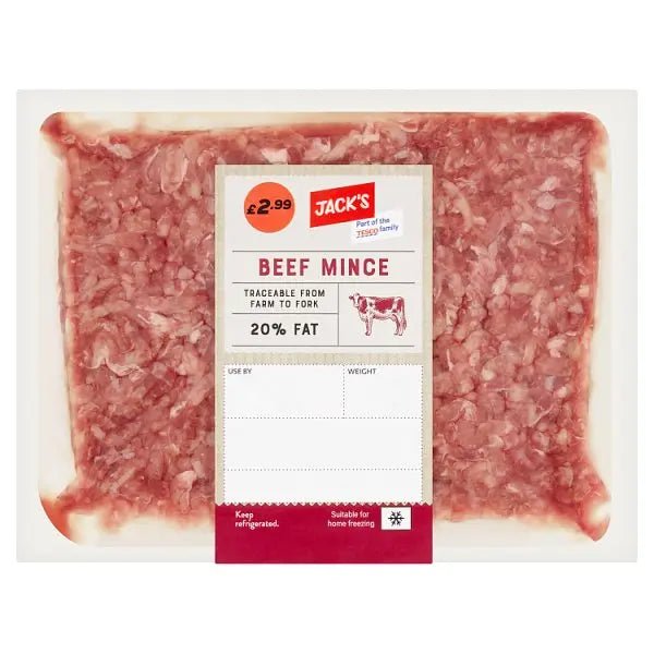 Jack's Beef Mince 400g - Honesty Sales