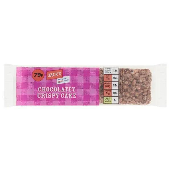 Jack's Chocolatey Crispy Cake 53g (Case of 12) - Honesty Sales