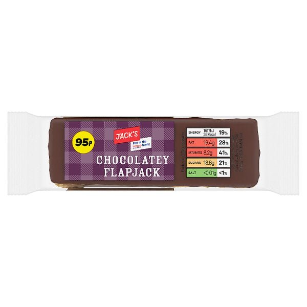 Jack's Chocolatey Flapjack 85g (12 x 85g) - Honesty Sales