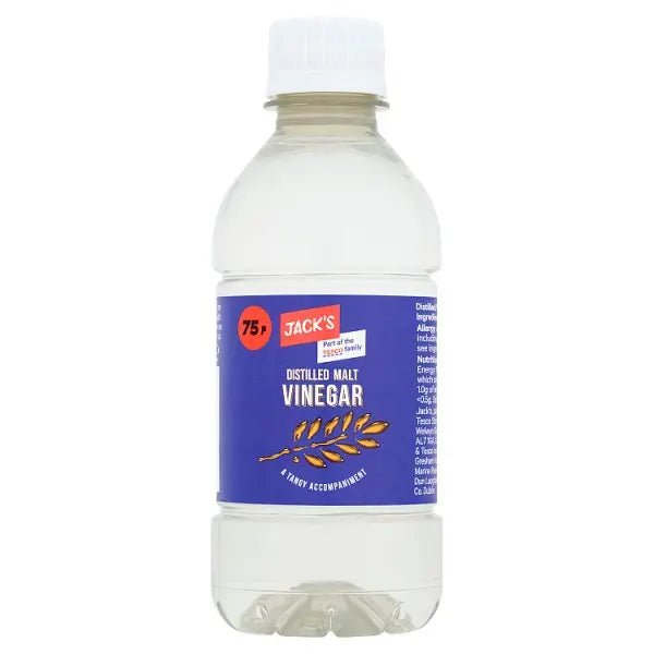 Jack's Distilled Malt Vinegar 284ml (Case of 12) - Honesty Sales