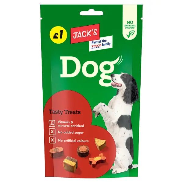 Jack's Dog Tasty Treats 100g (Case of 12) - Honesty Sales