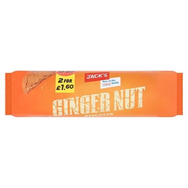 Jack's Ginger Nut Biscuits 200g (Case of 18) - Honesty Sales