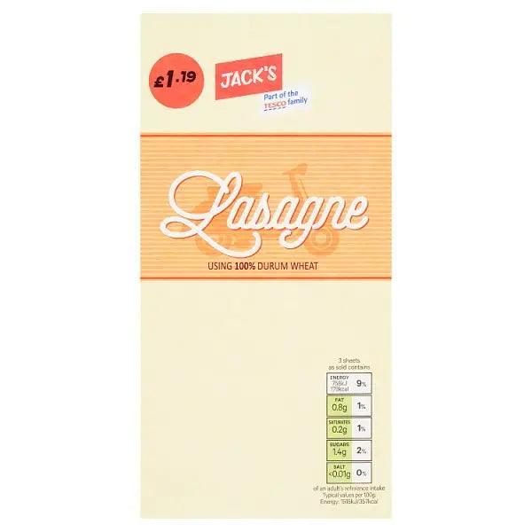 Jack's Lasagne 250g (Case of 12) - Honesty Sales