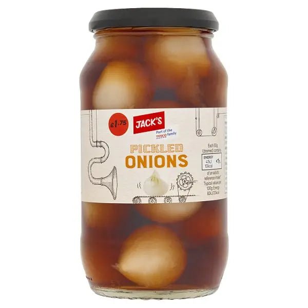 Jack's Pickled Onions 440g (Case of 6) - Honesty Sales
