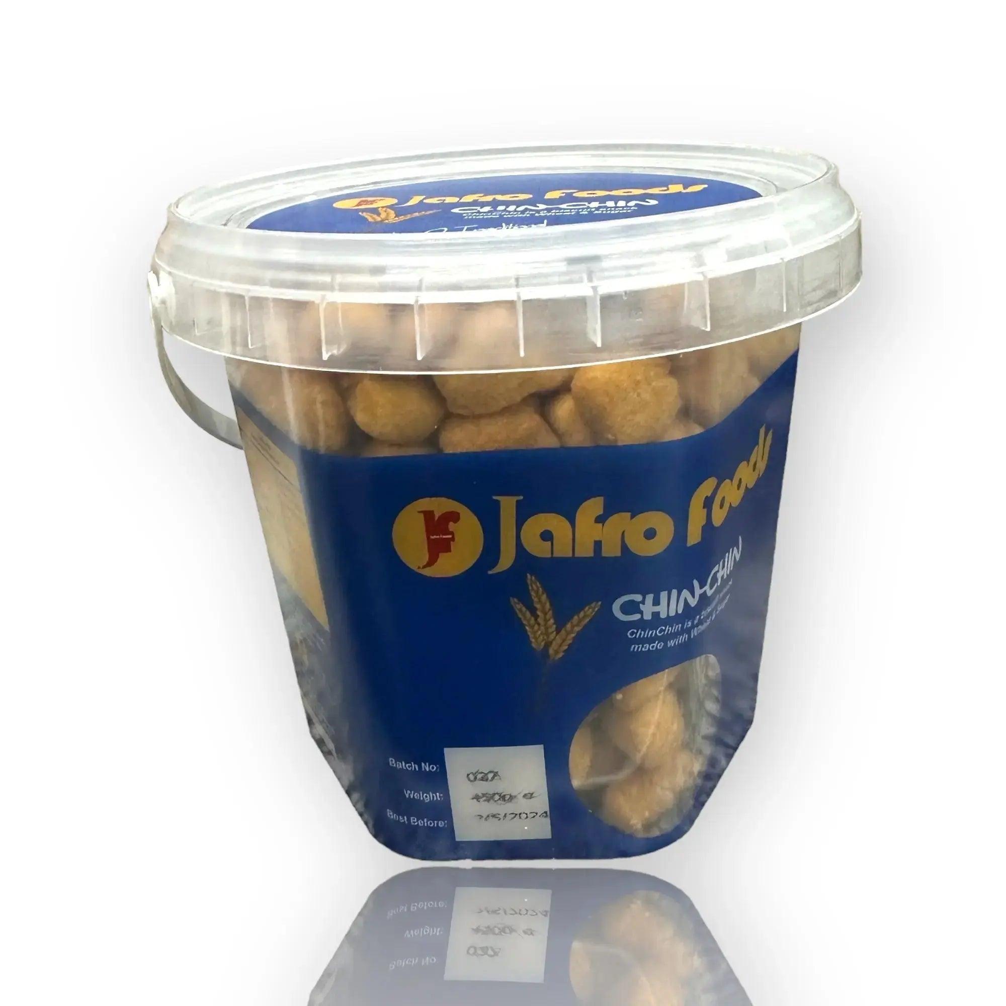 Jafro Foods Chin Chin in Plastic Container made with flour - Honesty Sales