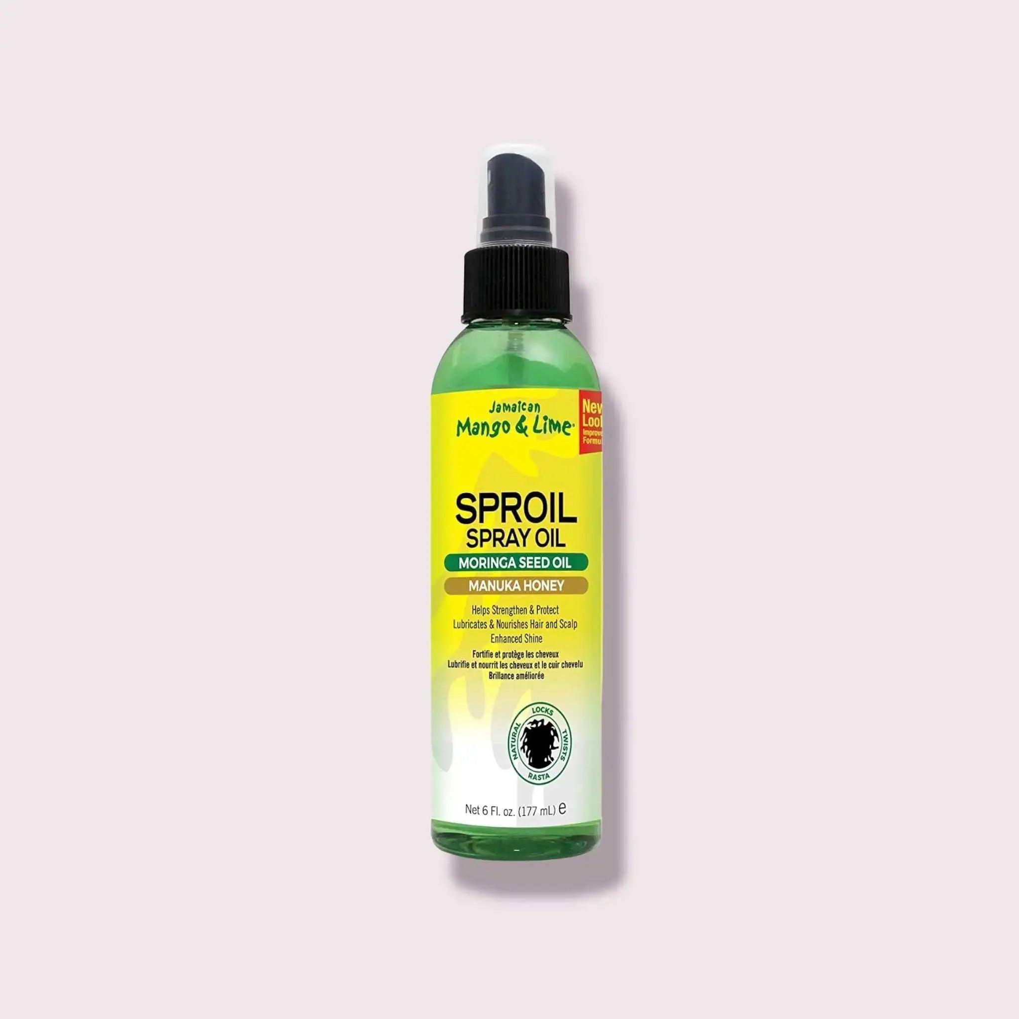 Huile de pulvérisation pour cheveux Jamaican Mango &amp; Lime Sproil, 6 Fl Oz Image secondaire du produit