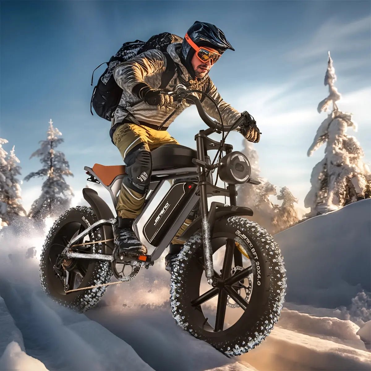 JANSNO Adults Electric Bike with Dual Suspension - Honesty Sales