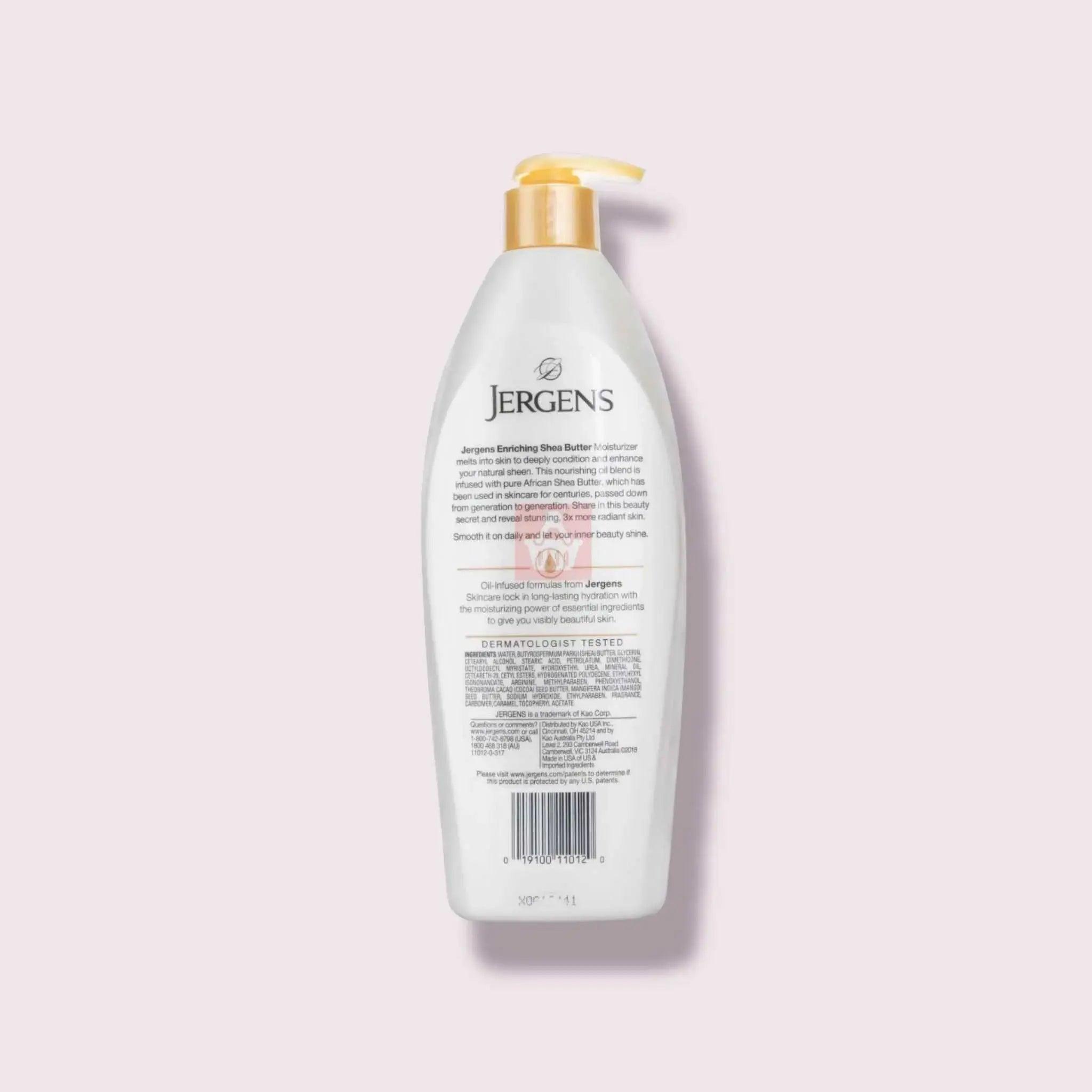 Jergens Shea Butter Deep Conditioning Body Lotion 496 ml - Honesty Sales
