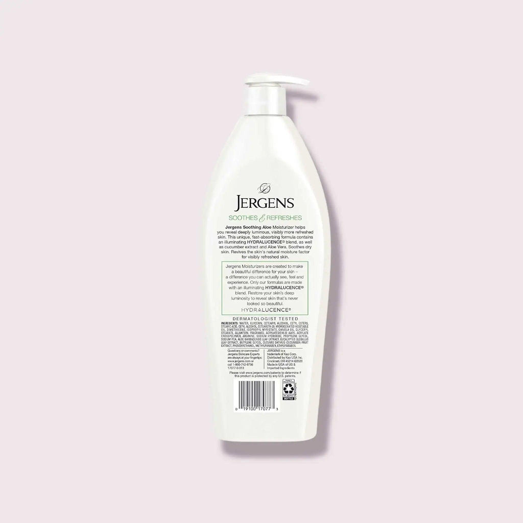 JERGENS Soothing Aloe Refreshing Moisturizer 21oz - Honesty Sales