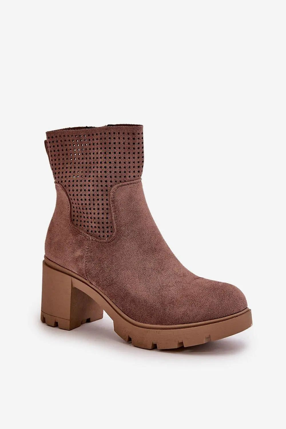 Jezzi ankle boots made of high-quality eco suede combine style and functionality - Honesty Sales