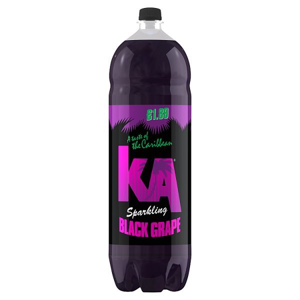 KA Sparkling Black Grape 2 Litre (6 x 2ltr) - Honesty Sales