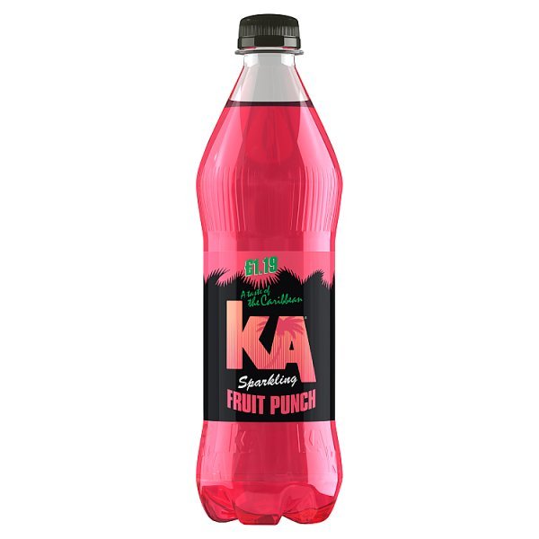 KA Sparkling Fruit Punch 500ml (12 x 500ml) - Honesty Sales