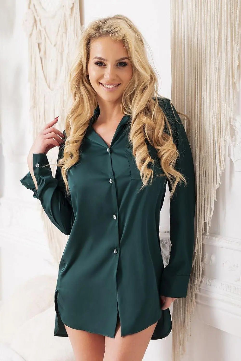 Kalimo soft satin nightgown - Honesty Sales