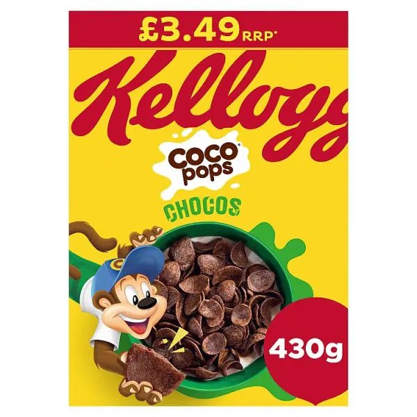 Kellogg's Coco Pops Chocos Breakfast Cereal 5x430g (Case of 5) - Honesty Sales