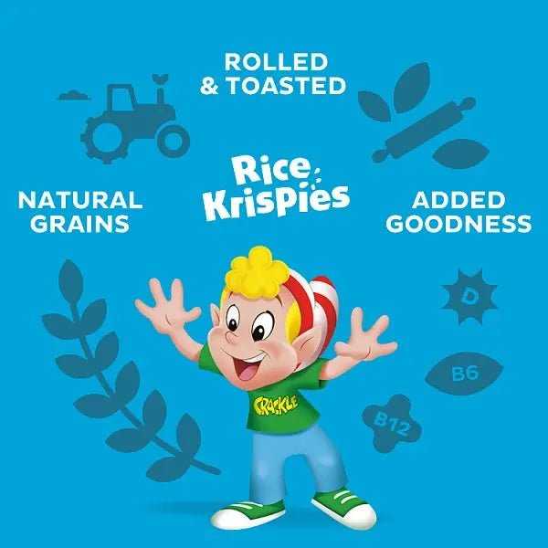 Kellogg's Rice Krispies Breakfast Cereal 7 x 430g (Case of 7) - Honesty Sales