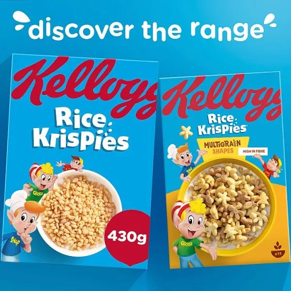 Kellogg's Rice Krispies Breakfast Cereal 7 x 430g (Case of 7) - Honesty Sales