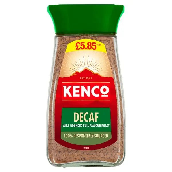 Kenco Decaf Instant Coffee 100g (Case of 6) - Honesty Sales
