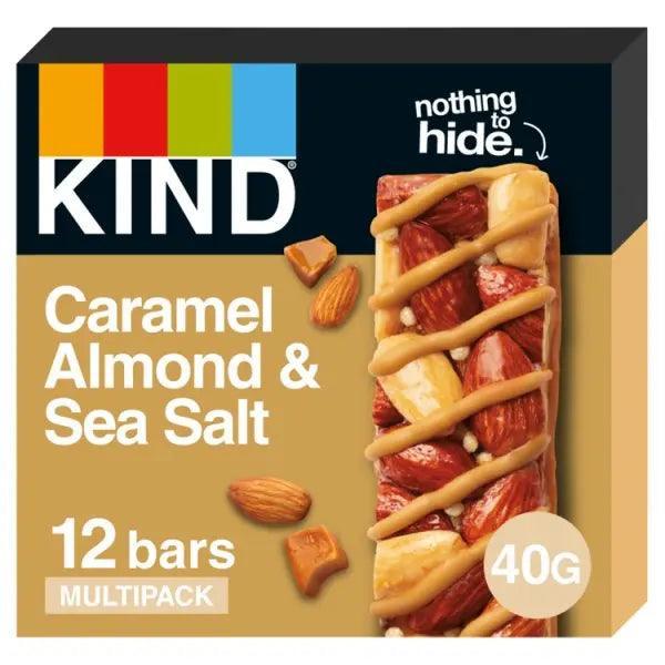 KIND Caramel Almond & Sea Salt Snack Bar 40g (Case of 12) - Honesty Sales