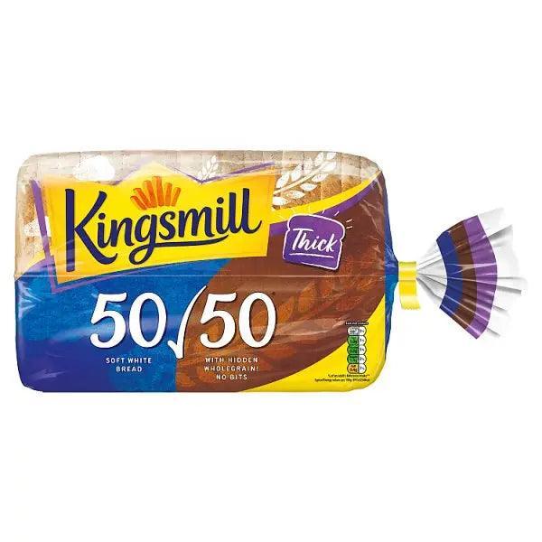 Kingsmill 50/50 Thick Bread (800g) - Honesty Sales