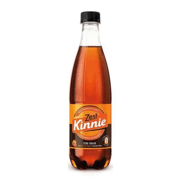 Kinnie Zest Orange & Herb Soft Drink 12 x 500ml PET - Honesty Sales