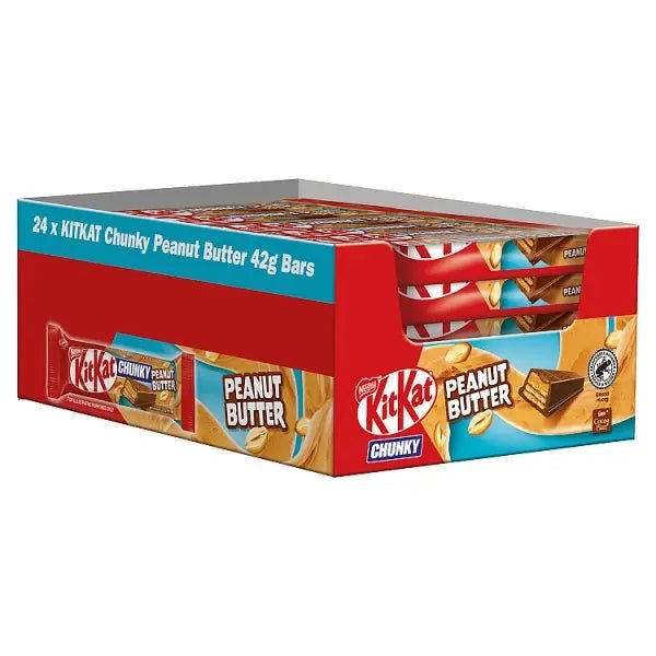 Kit Kat Chunky Peanut Butter Milk Chocolate Bar 42g (Case of 24) - Honesty Sales
