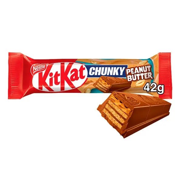 Kit Kat Chunky Peanut Butter Milk Chocolate Bar 42g (Case of 24) - Honesty Sales
