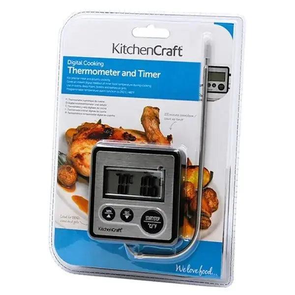 Kitchen Craft Digital Cooking Thermometer and Timer - Honesty Sales