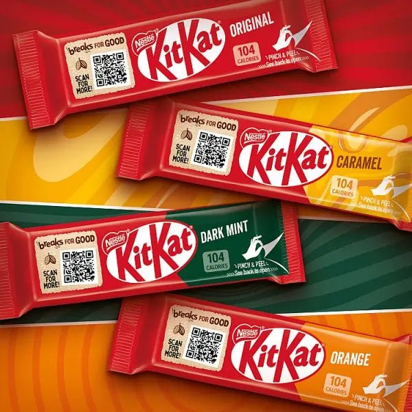KitKat 2 Finger Milk Chocolate Biscuit Bar 20.7g (Case of 72) - Honesty Sales
