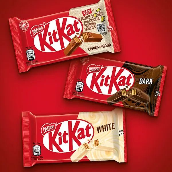 KitKat 4 Finger Dark Chocolate Bar 41.5g (Case of 24) - Honesty Sales