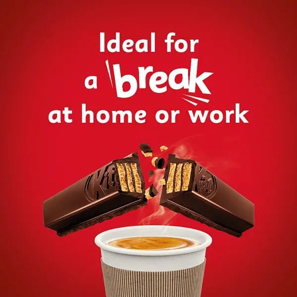 KitKat 4 Finger Dark Chocolate Bar 41.5g (Case of 24) - Honesty Sales