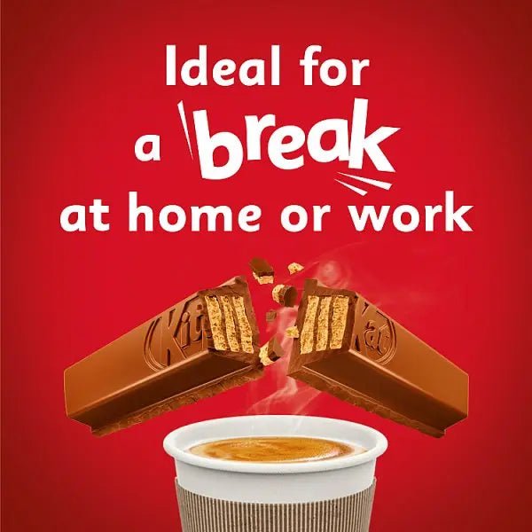 KitKat 4 Finger Milk Chocolate Biscuit Bar 41.5g (Case of 24) - Honesty Sales