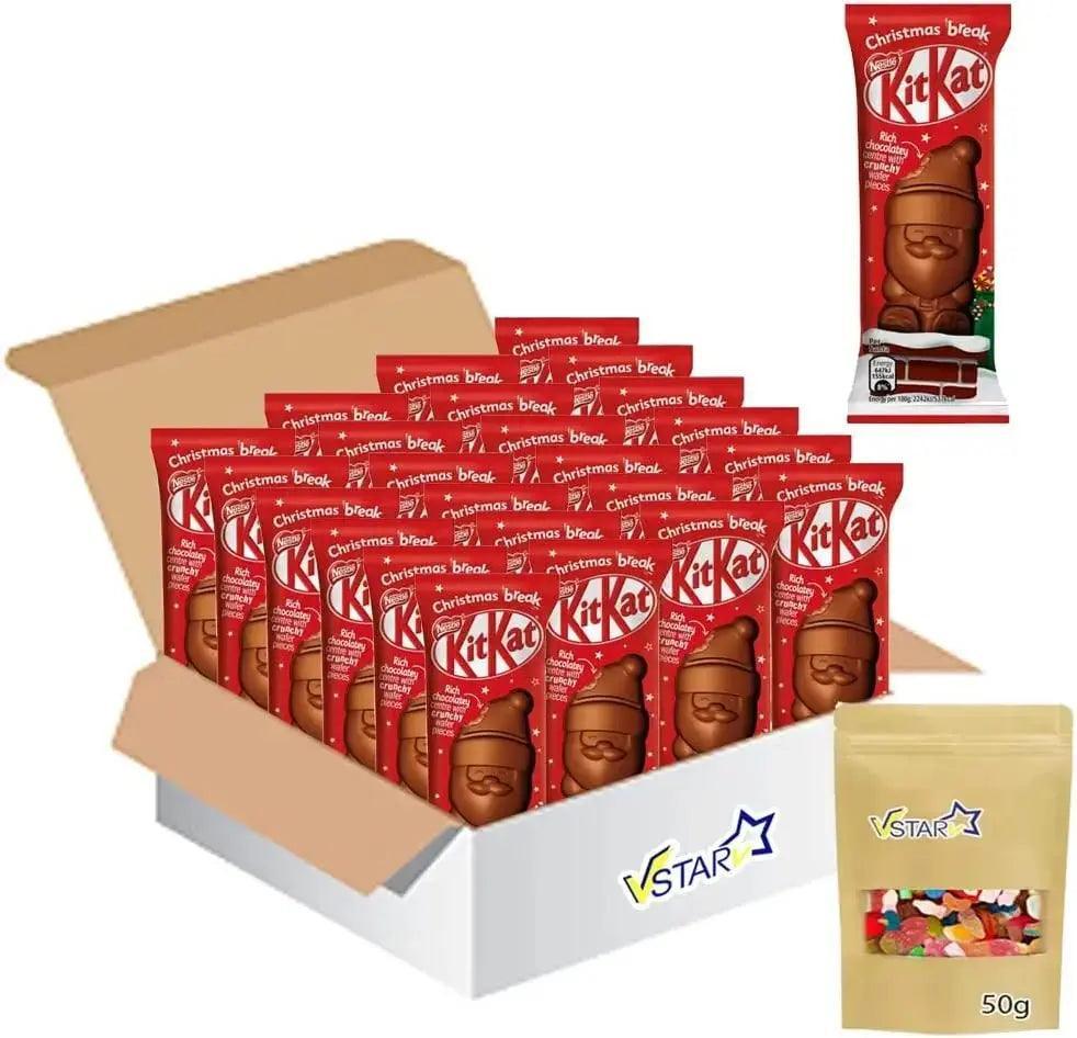 KitKat Santa Milk Chocolate Bar 29g (Case of 30) - Honesty Sales