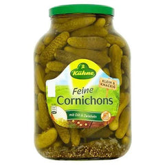 Kuhne Cornichons 2450g (Drained Weight 1380g) - Honesty Sales