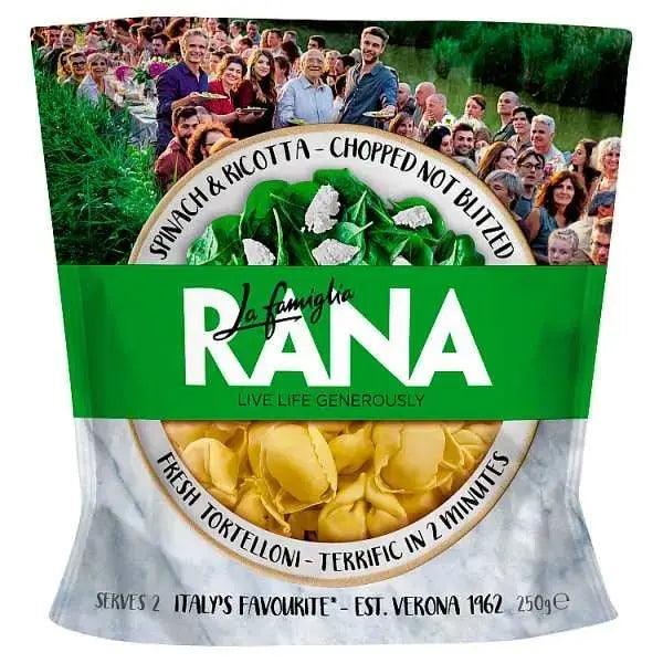 La Famiglia Rana Spinach & Ricotta Fresh Tortelloni 250g - Honesty Sales